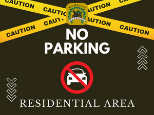 No Parking in the Residential Areas